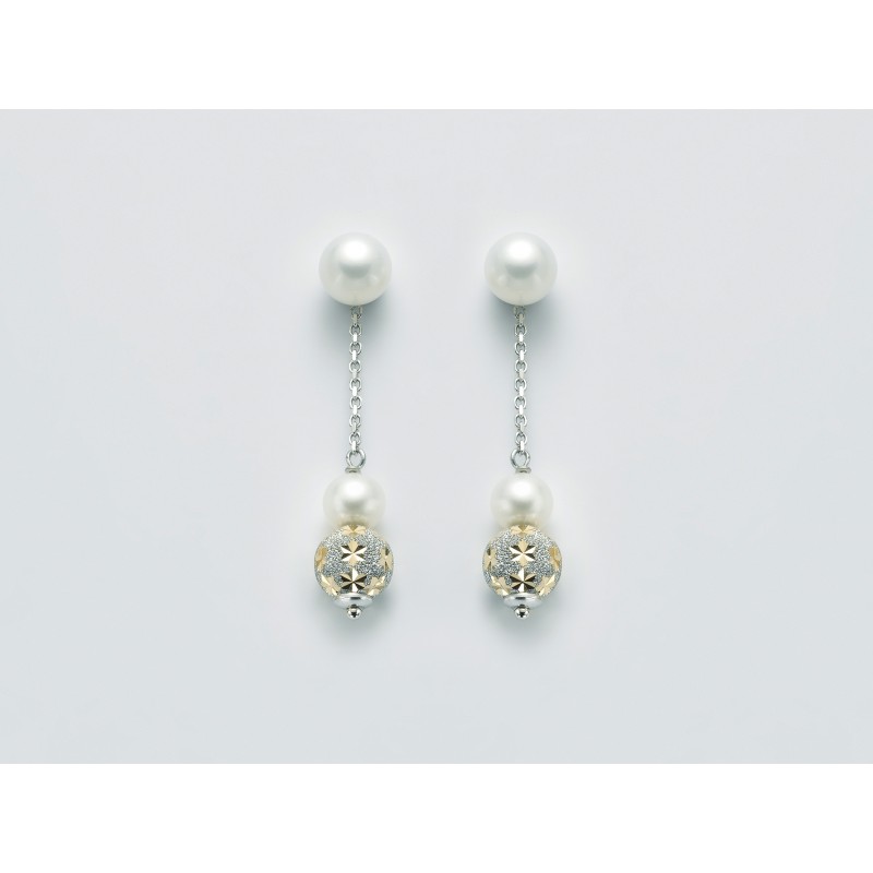 ORECCHINI MILUNA PERLE GEMELLE REGINA PP556BM