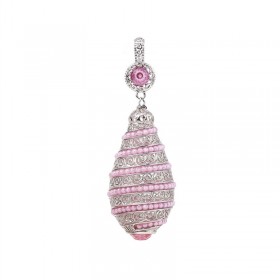 CIONDOLO GERARDO SACCO A FORMA DI FUSO CON PIETRE COLORATE 28031RA