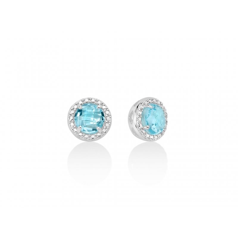 ORECCHINI MILUNA TONDI GEMMA DEL CIELO ERD2580