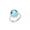 ANELLO MILUNA CON OVALE GEMMA DEL CIELO LID3465