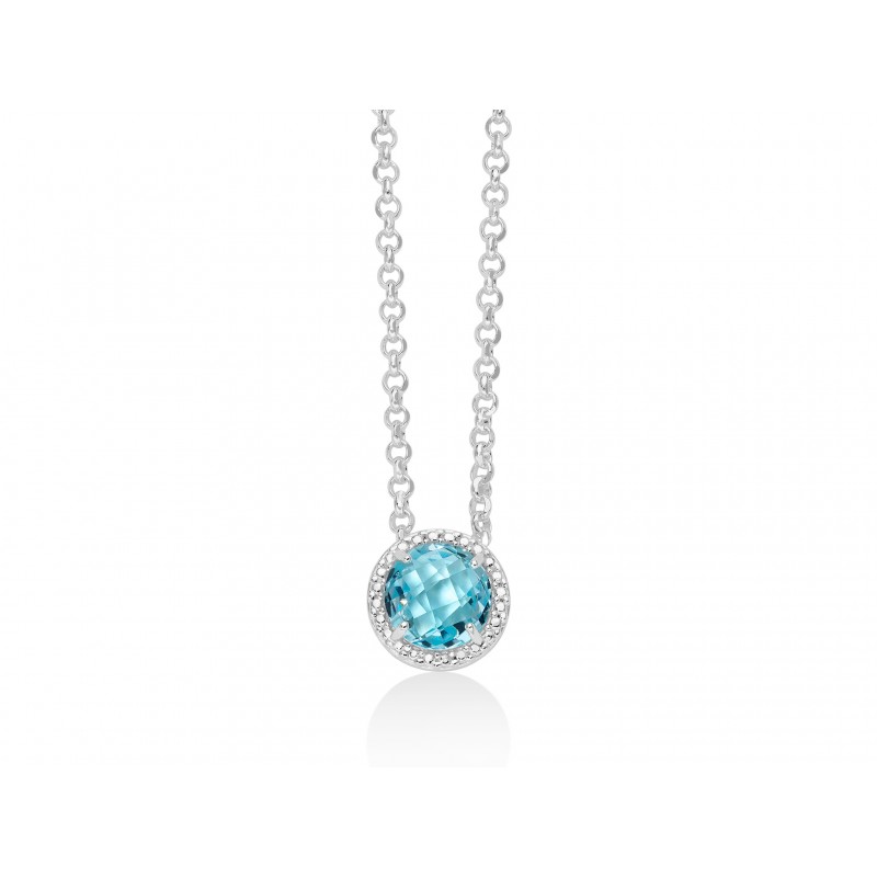 COLLANA MILUNA GEMMA DEL CIELO CON CENTRALE TONDO CLD4362