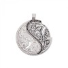 CIONDOLO GERARDO SACCO IN ARGENTO CON MASCHERE E CUBIC ZIRCONIA 50274