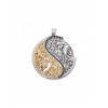 CIONDOLO GERARDO SACCO IN ARGENTO CON MASCHERE E CUBIC ZIRCONIA 50274DOR