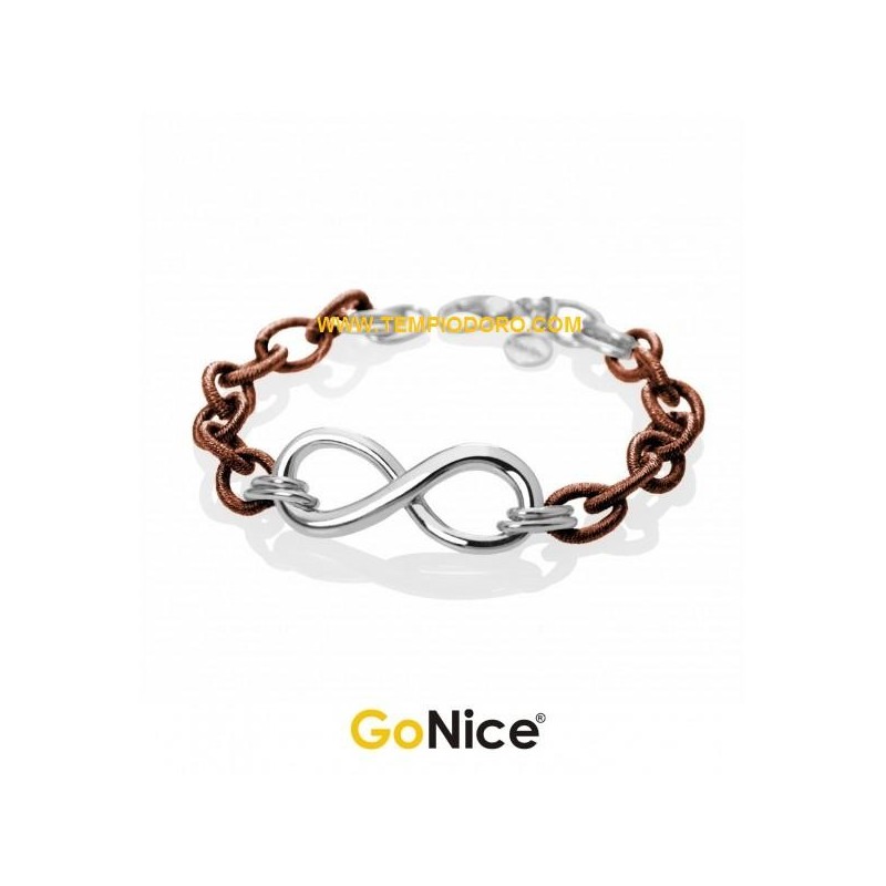 BRACCIALE INFINITY LOVE MACRAME' KBMP09