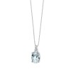 COLLANA COMETE FANTASIA DI ACQUAMARINA E DIAMANTI GLQ 267