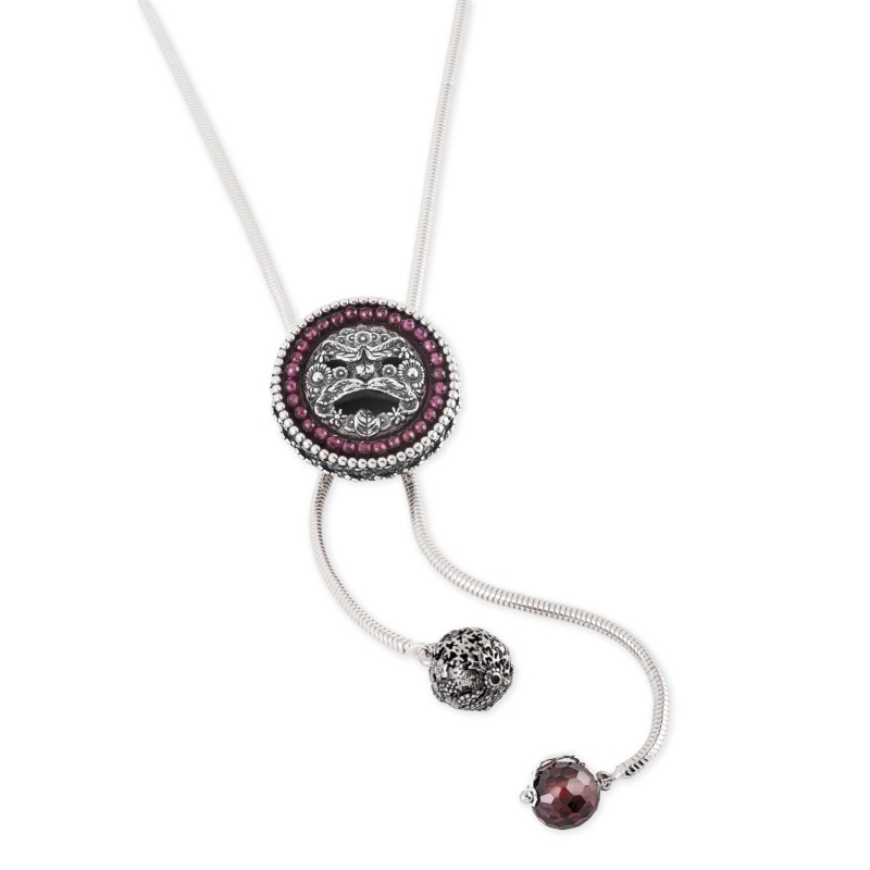 COLLANA GERARDO SACCO CON MASCHERE DELL'ARCIMBOLDO 50291ro