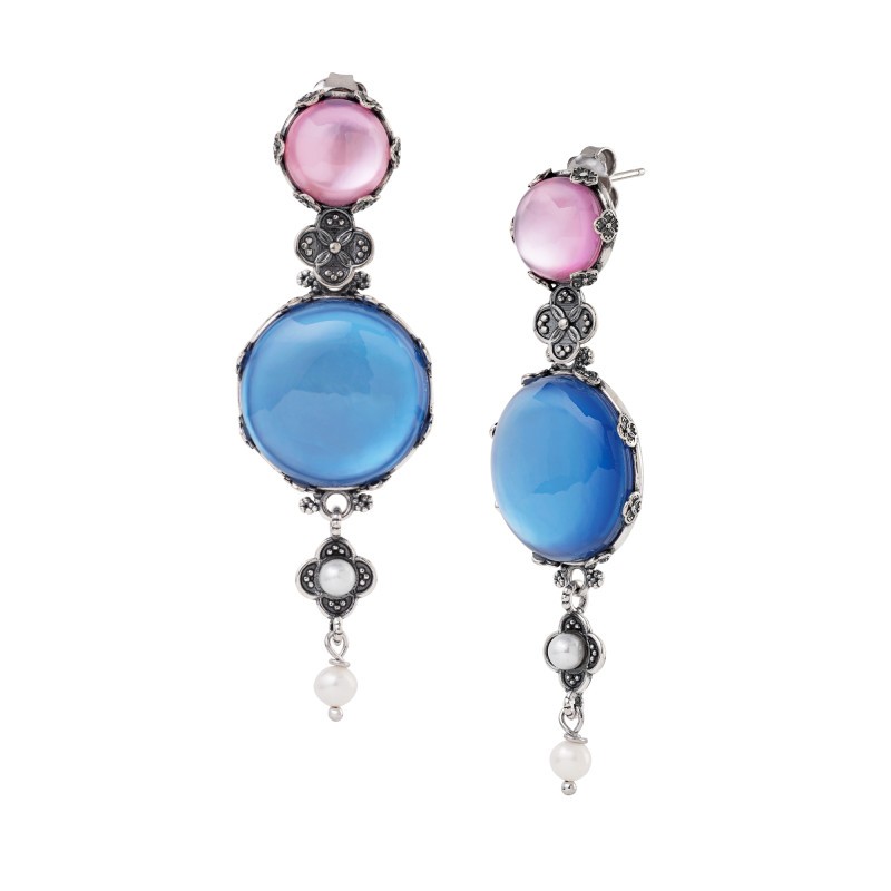 ORECCHINI GERARDO SACCO NINFEA CHIUSA 27932RABLU