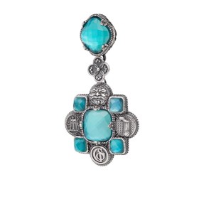 CIONDOLO GERARDO SACCO CON SIMBOLI MAGNOGRECI 27935VE