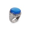 ANELLO GERARDO SACCO NINFEA CHIUSA 27931BLU