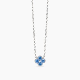 GIROCOLLO MABINA JASMINE CON CIONDOLO FIORE AZZURRO 553794