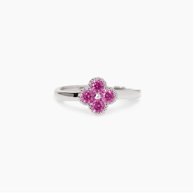 ANELLO MABINA JASMINE CON FIORE ROSA 523457