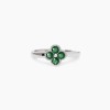 ANELLO MABINA JASMINE CON FIORE VERDE 523456