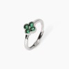 ANELLO MABINA JASMINE CON FIORE VERDE 523456