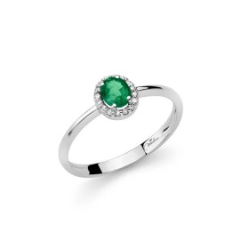 ANELLO MILUNA COLLEZIONE LE GEMME CON SMERALDO OVALE LID3272