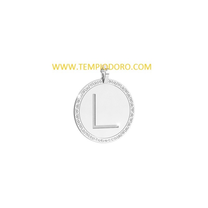 MY WORLD ALPHABET SILVER PENDENTE SWRPAL12